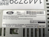 2015-2016 Ford Escape Radio AM FM Cd Player Receiver Replacement P/N:CJ5T-19C107-FC CG-FJ2E0UMF Fits Fits 2015 2016 OEM Used