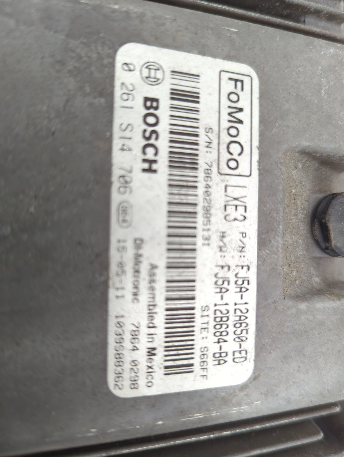 2015-2016 Ford Escape PCM Engine Control Computer ECU ECM PCU OEM P/N:FJ5A-12A650-ED FJ5A-12B684-BA Fits Fits 2015 2016 OEM 