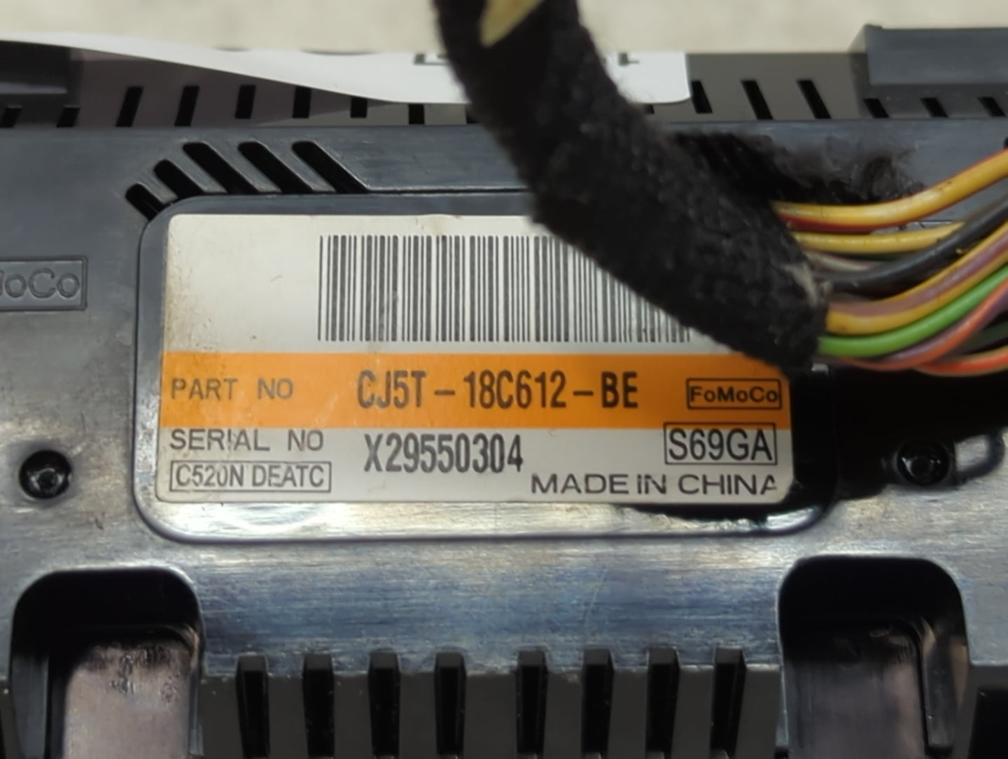 2015-2016 Ford Escape Climate Control Module Temperature AC/Heater Replacement P/N:CJ5T-18C612-BE Fits Fits 2015 2016 OEM Us