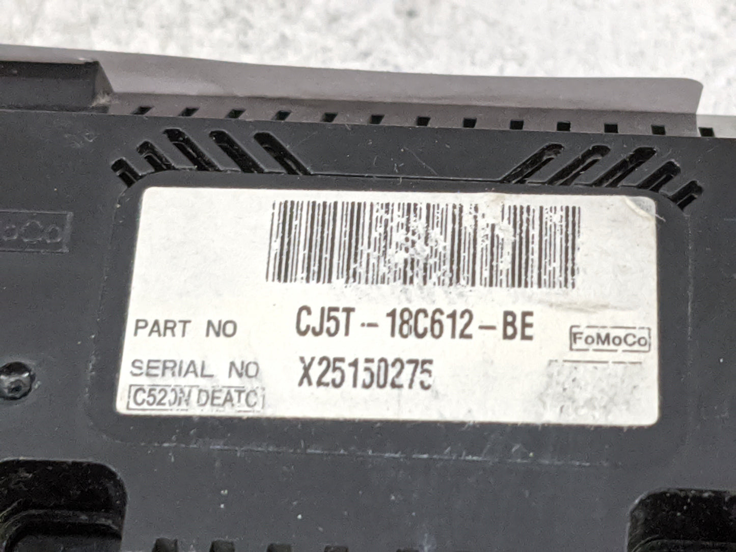 2015-2016 Ford Escape Climate Control Module Temperature AC/Heater Replacement P/N:CJ5T-18C612-BE Fits Fits 2015 2016 OEM Us