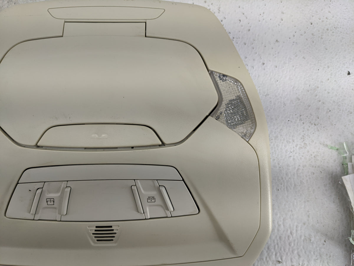 2016 Ford Escape Overhead Roof Console Beige - Oemusedautoparts1.com