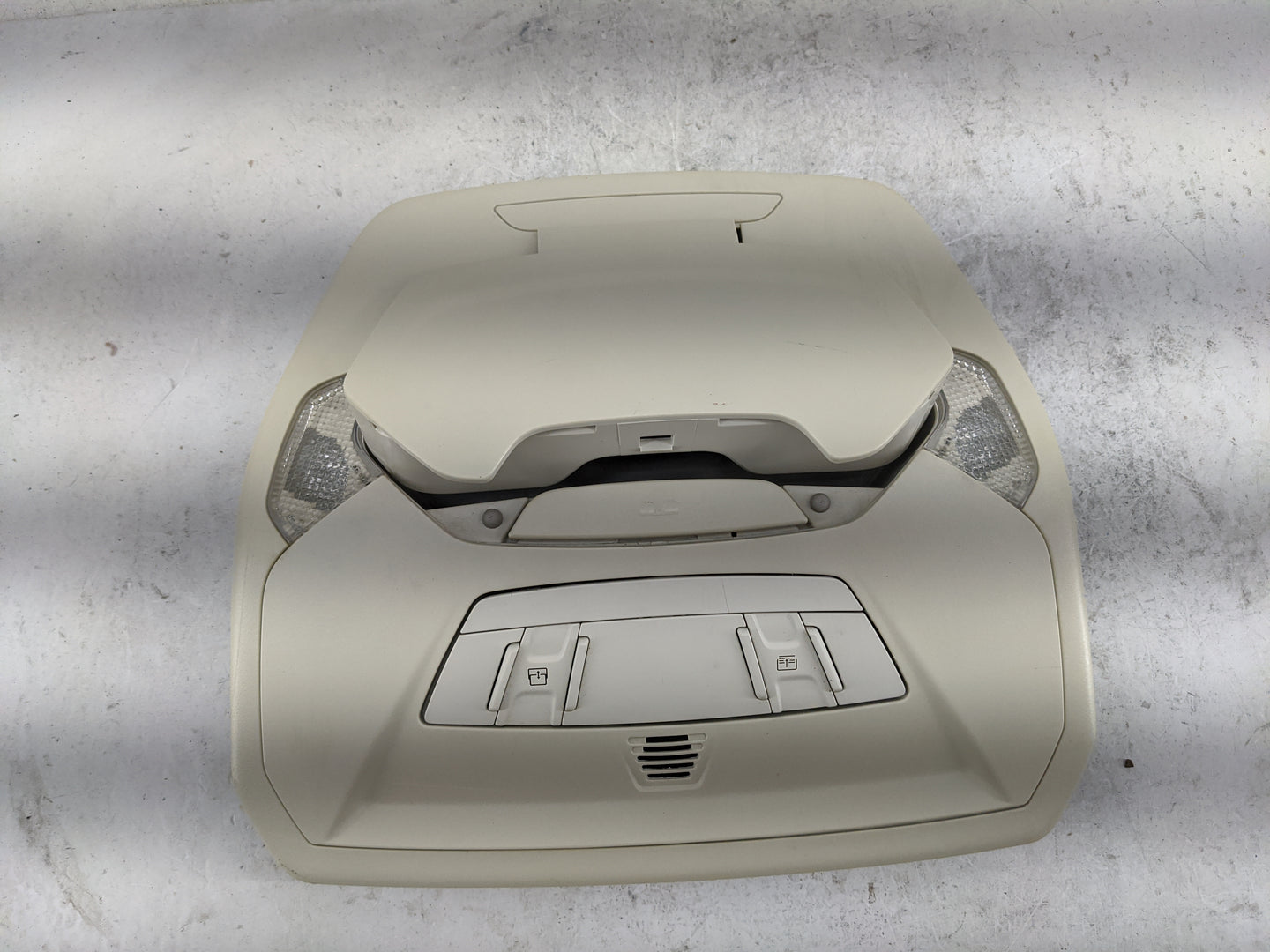 2016 Ford Escape Overhead Roof Console Tan - Oemusedautoparts1.com