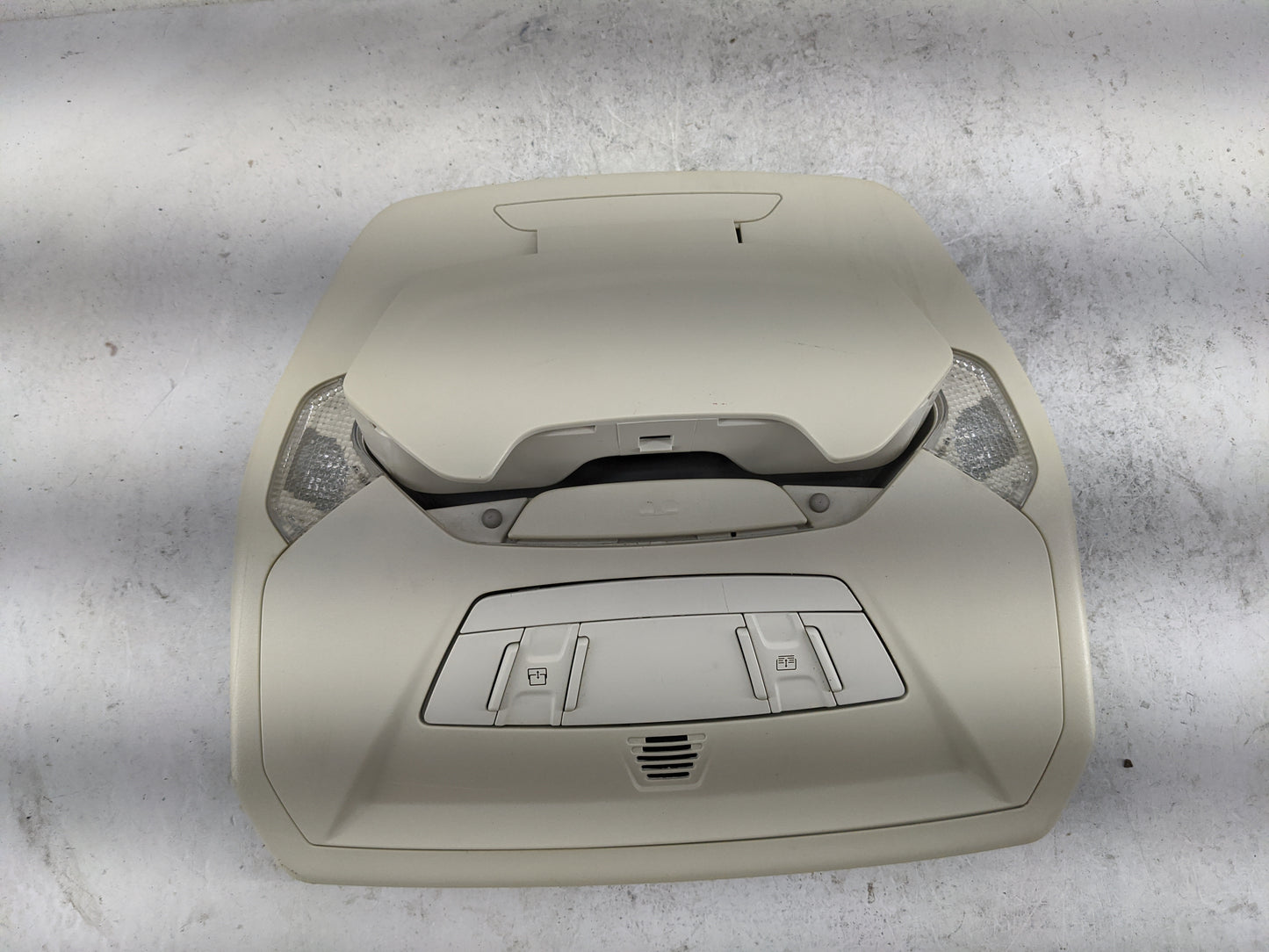 2016 Ford Escape Overhead Roof Console Tan - Oemusedautoparts1.com