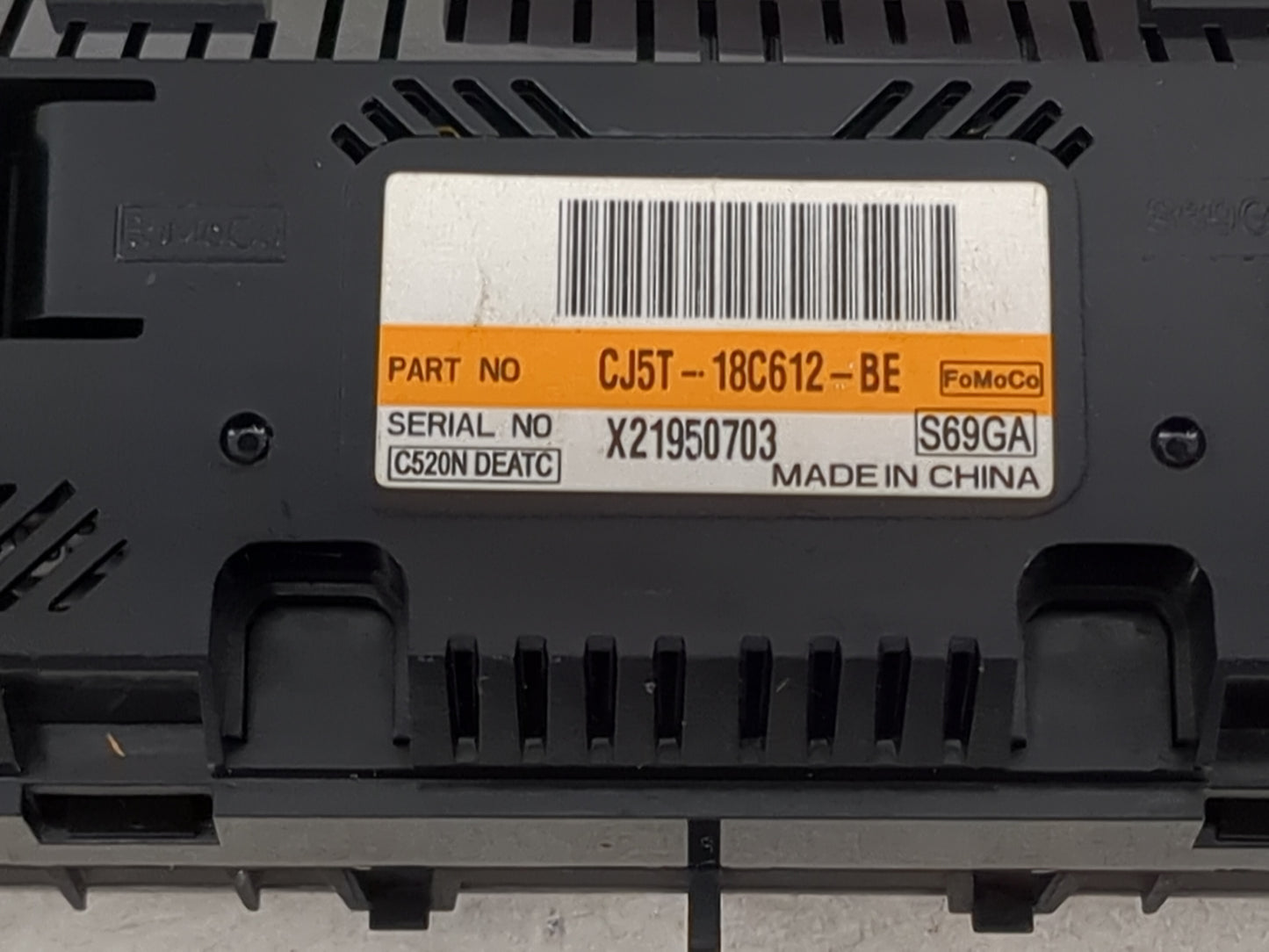 2015-2016 Ford Escape Climate Control Module Temperature AC/Heater Replacement P/N:CJ5T-18C612-BE Fits Fits 2015 2016 OEM Us