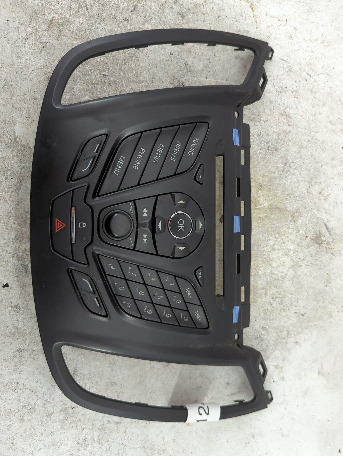 2013-2016 Ford Escape Radio Control Panel Black 1501248 - Oemusedautoparts1.com