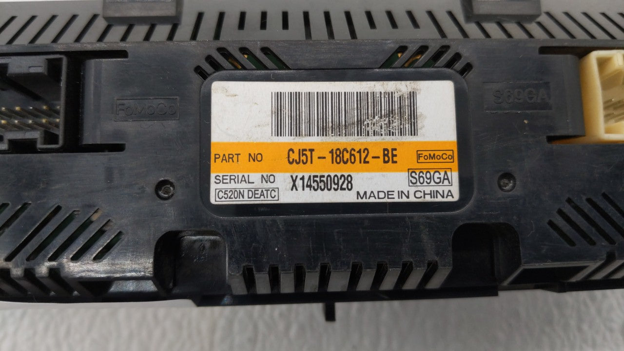 2015-2016 Ford Escape Climate Control Module Temperature AC/Heater Replacement P/N:CJ5T-18C612-BE CJ5T-18C612-BC Fits OEM Us