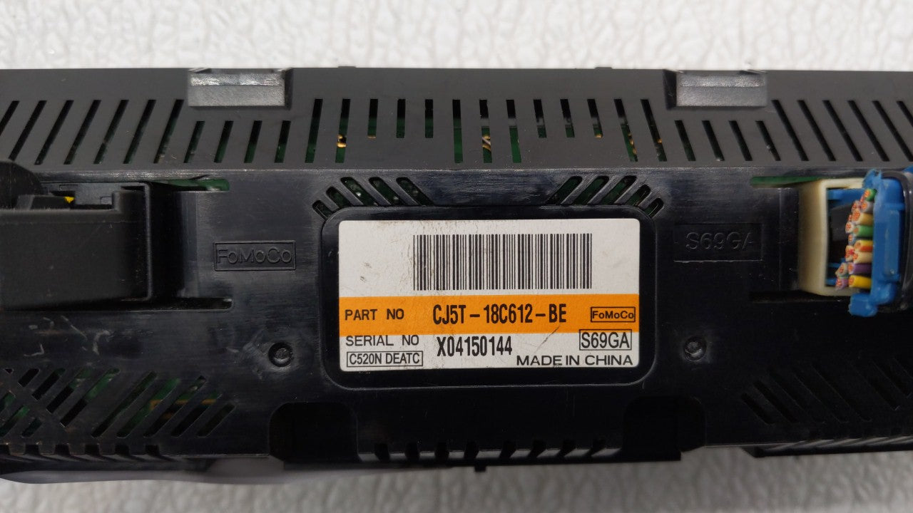 2015-2016 Ford Escape Climate Control Module Temperature AC/Heater Replacement P/N:CJ5T-18C612-BE CJ5T-18C612-BC Fits OEM Us