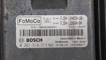 2015-2016 Ford Escape PCM Engine Control Computer ECU ECM PCU OEM P/N:FJ5A-12A650-BA FJ5A-12A560-UC Fits Fits 2015 2016 OEM Used Auto Parts
