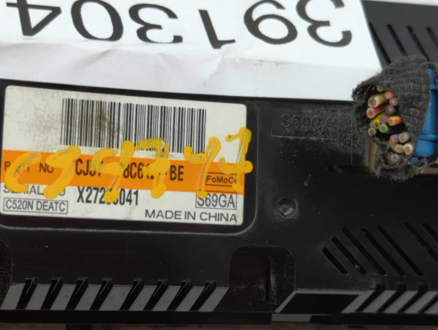 2015-2016 Ford Escape Climate Control Module Temperature AC/Heater Replacement P/N:CJ5T-18C612-BE CJ5T-18C612-BC Fits OEM Us