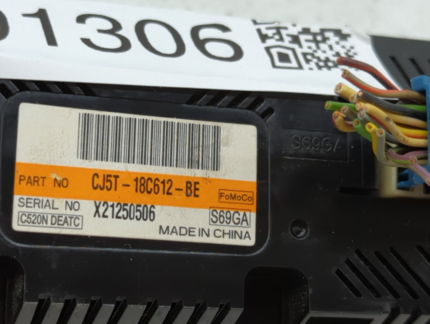 2015-2016 Ford Escape Climate Control Module Temperature AC/Heater Replacement P/N:CJ5T-18C612-BE CJ5T-18C612-BC Fits OEM Us