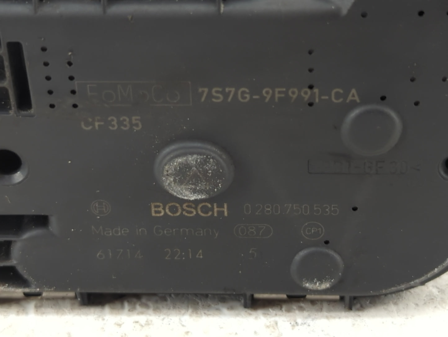 2013-2016 Ford Escape Throttle Body P/N:0 280 750 535 7S7G-9F991-CA Fits Fits 2013 2014 2015 2016 2017 2018 2019 OEM Used Au