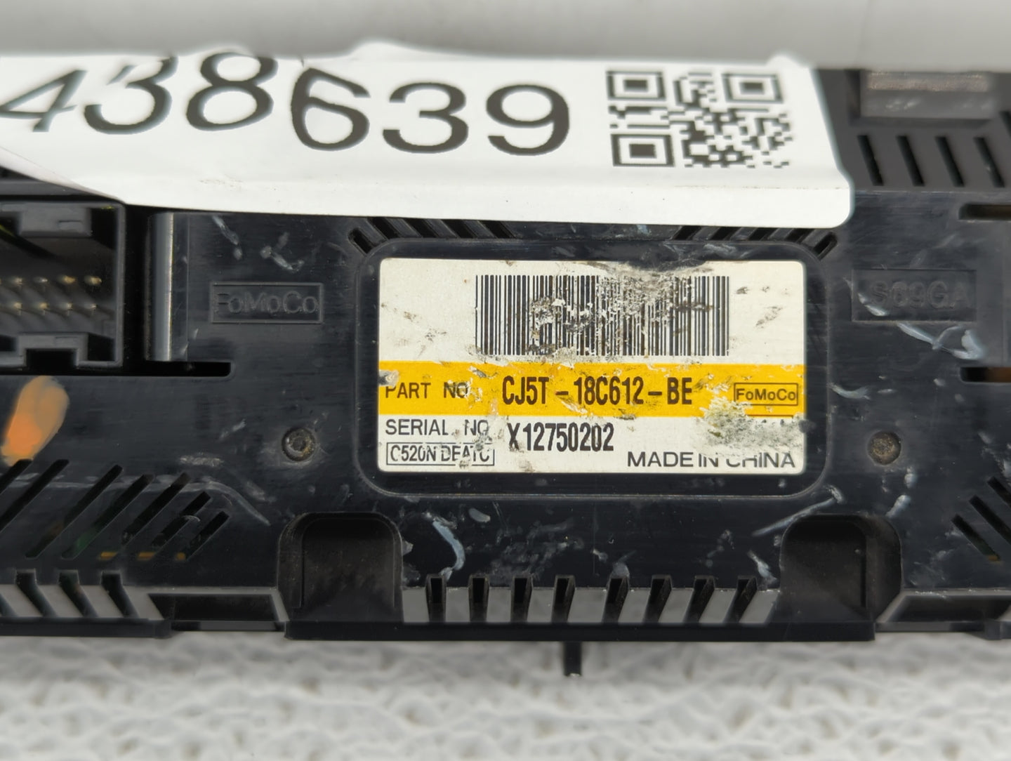 2015-2016 Ford Escape Climate Control Module Temperature AC/Heater Replacement P/N:CJ5T-18C612-BE CJ5T-18C612-BC Fits OEM Us