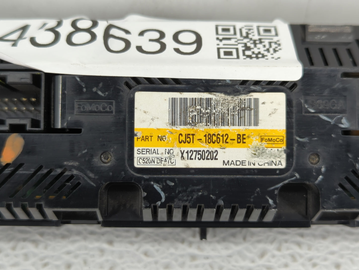 2015-2016 Ford Escape Climate Control Module Temperature AC/Heater Replacement P/N:CJ5T-18C612-BE CJ5T-18C612-BC Fits OEM Us