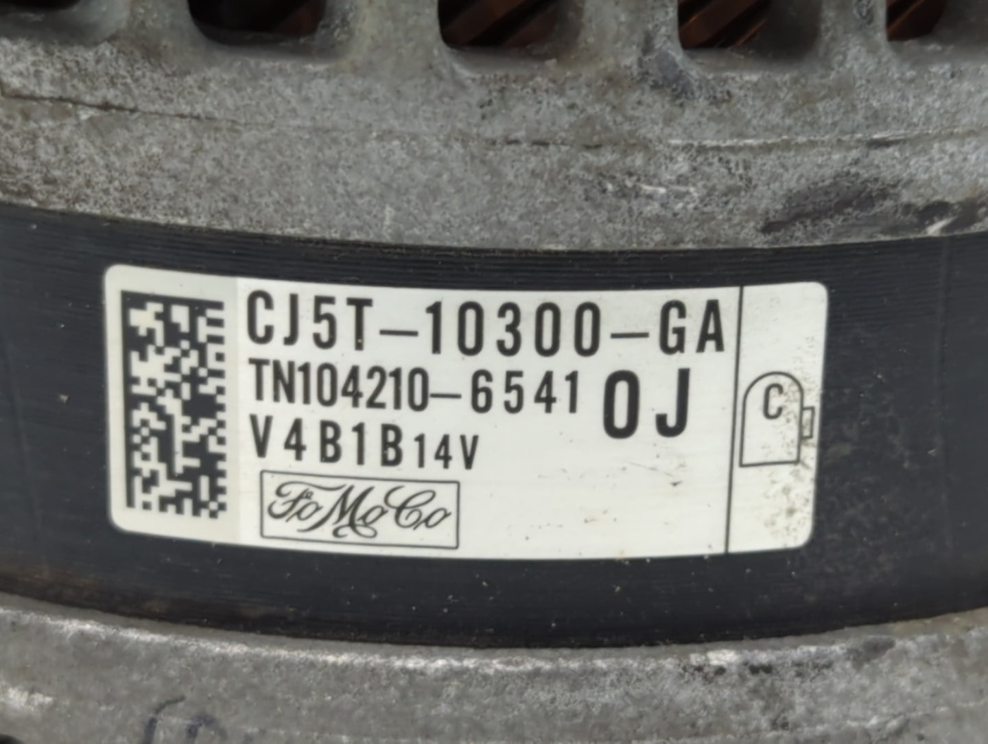 2016 Ford Escape Alternator Replacement Generator Charging Assembly Engine OEM P/N:CJ5T-10300-GA Fits OEM Used Auto Parts - 