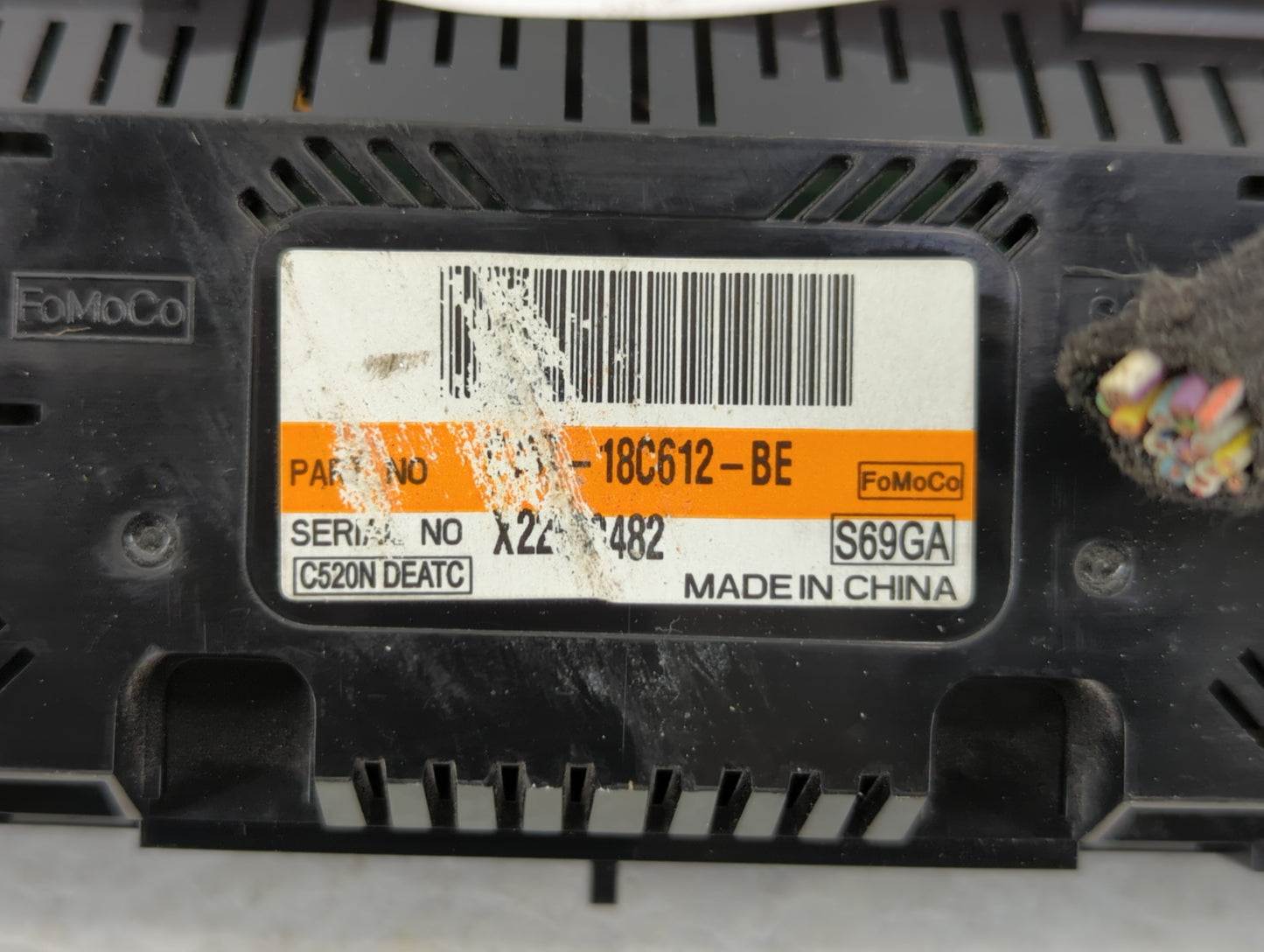 2015-2016 Ford Escape Climate Control Module Temperature AC/Heater Replacement P/N:CJ5T-18C612-BE CJ5T-18C612-BC Fits OEM Us