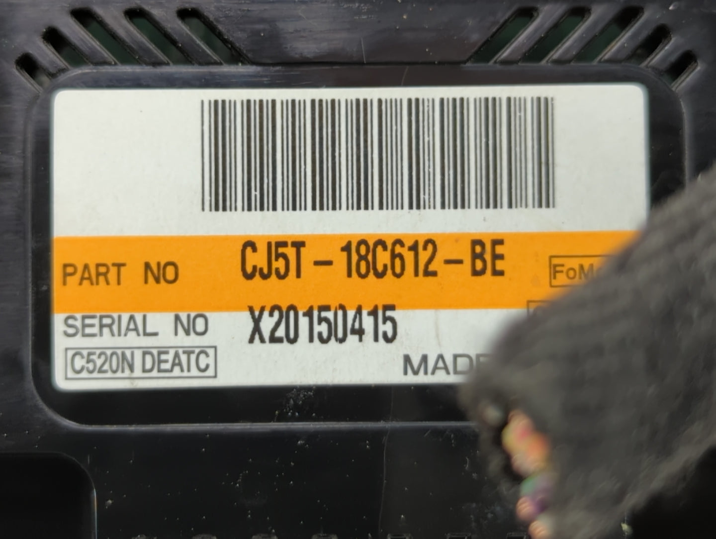 2013-2016 Ford Escape Climate Control Module Temperature AC/Heater Replacement P/N:CJ5T-18C612-BE Fits Fits 2013 2014 2015 2