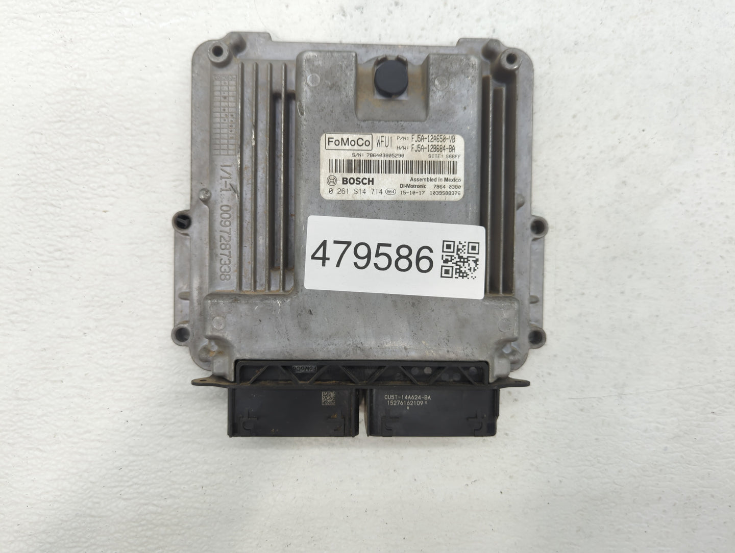 2015-2016 Ford Escape PCM Engine Control Computer ECU ECM PCU OEM P/N:FJ5A-12B684-BA FJ5A-12A650-PA Fits Fits 2015 2016 OEM 