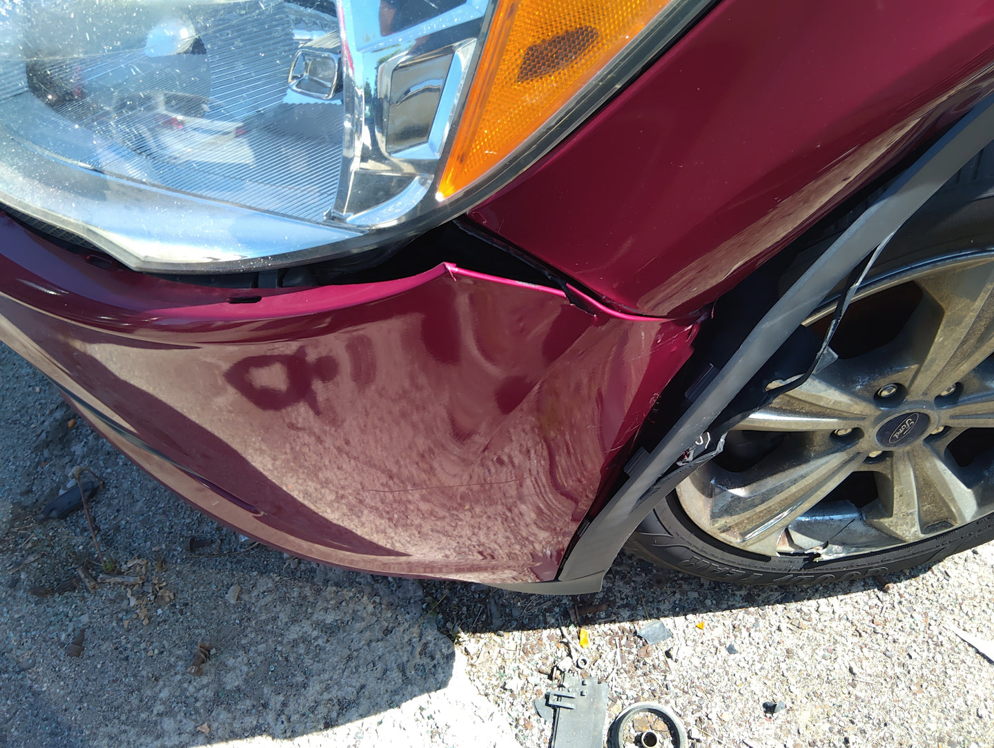 2014-2016 Ford Escape Front Bumper - Oem 5040967 - Oemusedautoparts1.com