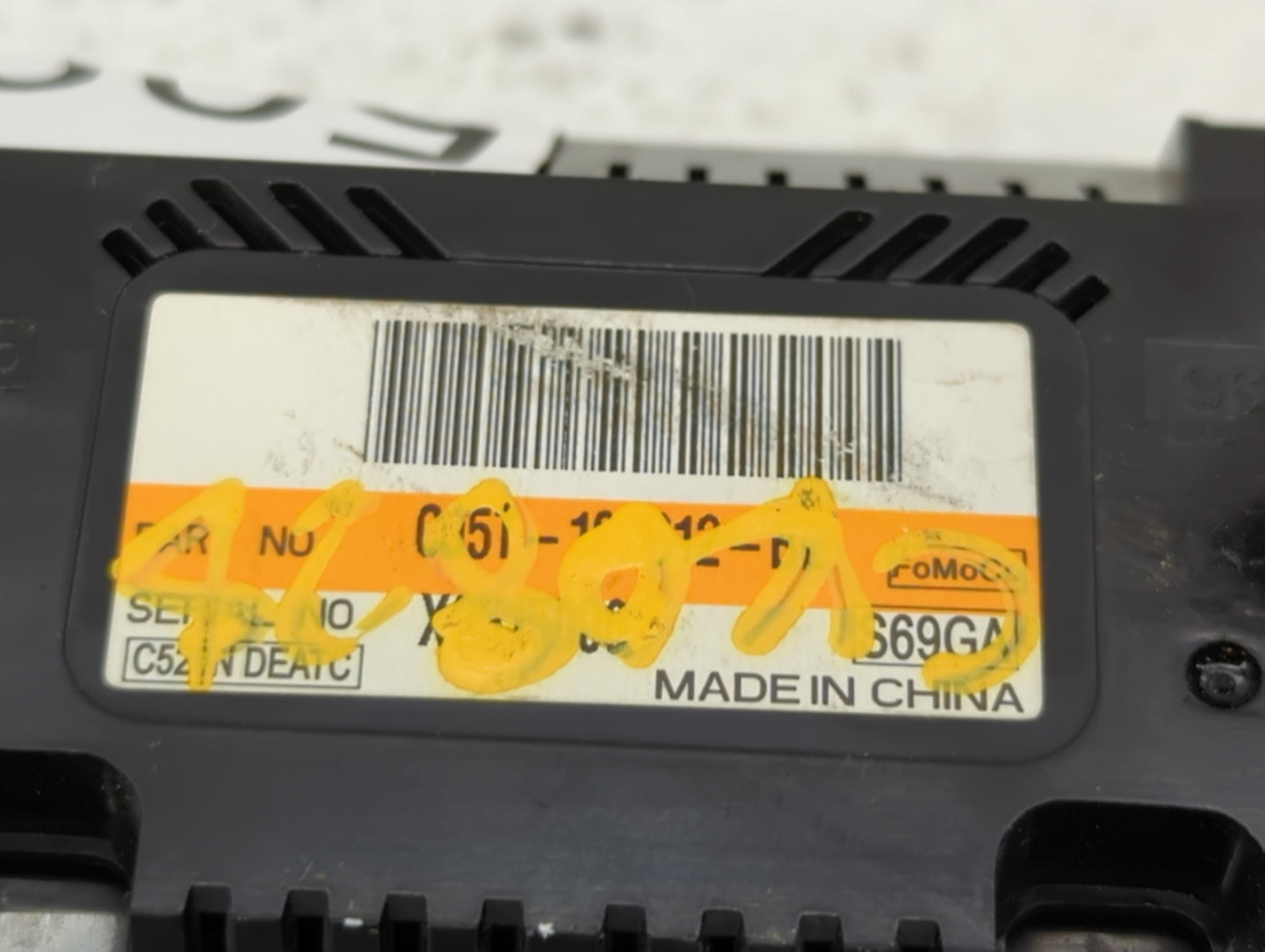2015-2016 Ford Escape Climate Control Module Temperature AC/Heater Replacement P/N:CJ5T-18C612-BE Fits Fits 2015 2016 OEM Us