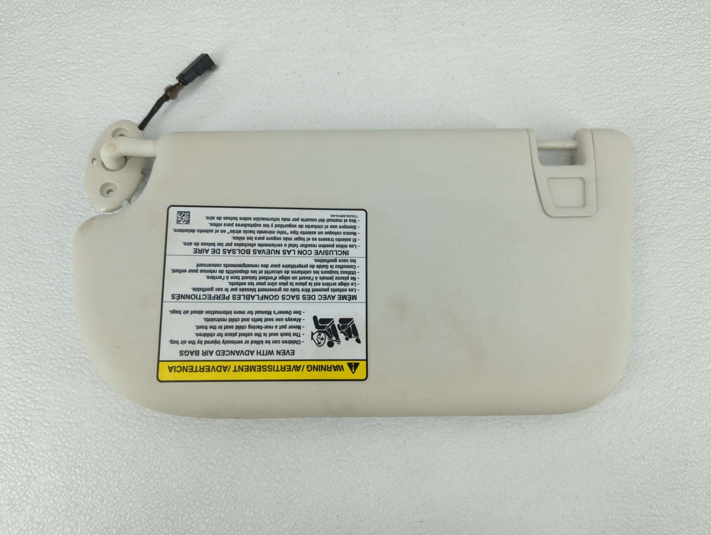 2013-2019 Ford Escape Sun Visor Shade Replacement Passenger Right Mirror Fits Fits 2013 2014 2015 2016 2017 2018 2019 OEM Us