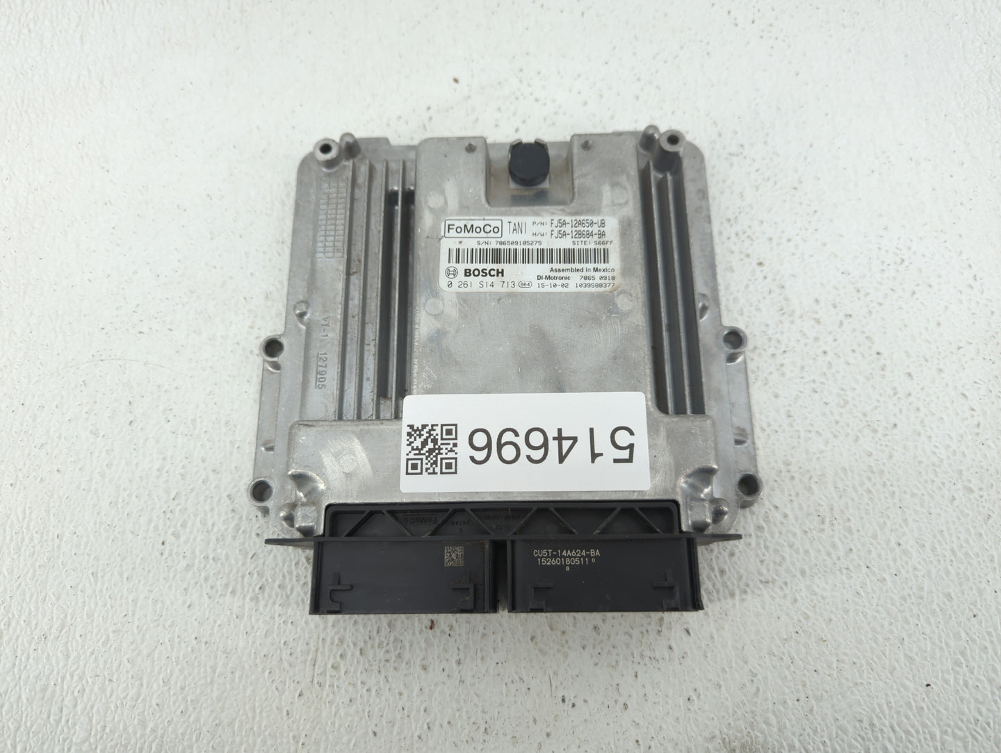 2013-2016 Ford Escape PCM Engine Control Computer ECU ECM PCU OEM P/N:FJ5A-12B684-BA FJ5A-12A650-UB Fits Fits 2013 2014 2015