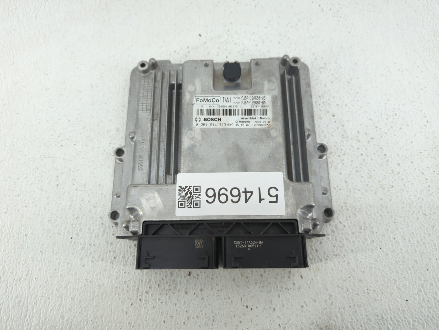 2013-2016 Ford Escape PCM Engine Control Computer ECU ECM PCU OEM P/N:FJ5A-12B684-BA FJ5A-12A650-UB Fits Fits 2013 2014 2015