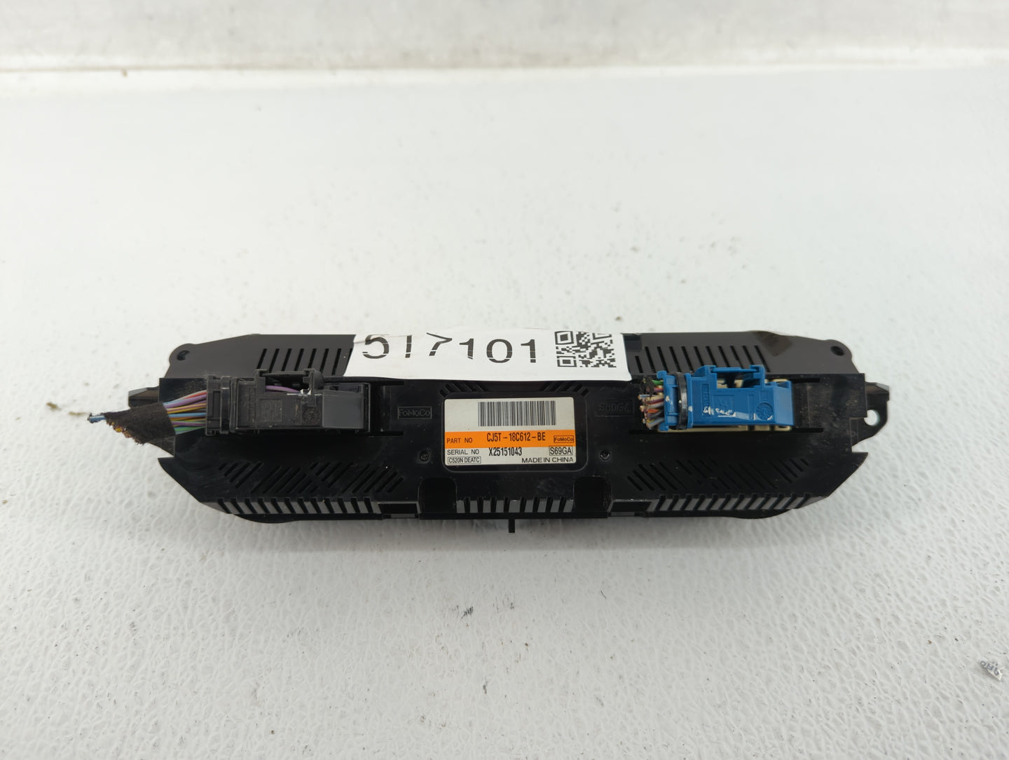 2015-2016 Ford Escape Climate Control Module Temperature AC/Heater Replacement P/N:CJ5T-18C612-BE Fits Fits 2015 2016 OEM Us