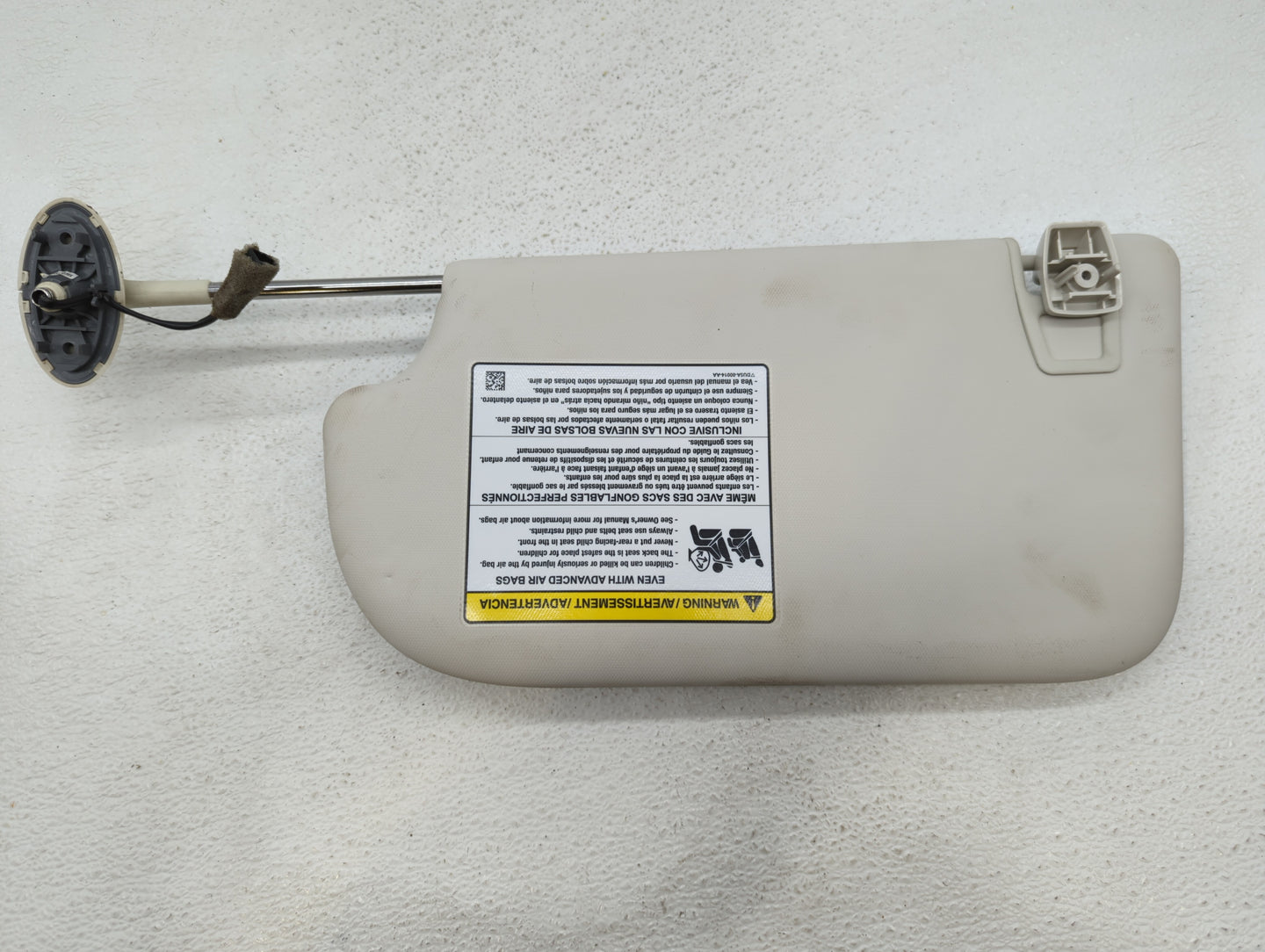 2013-2019 Ford Escape Sun Visor Shade Replacement Passenger Right Mirror Fits Fits 2013 2014 2015 2016 2017 2018 2019 OEM Us