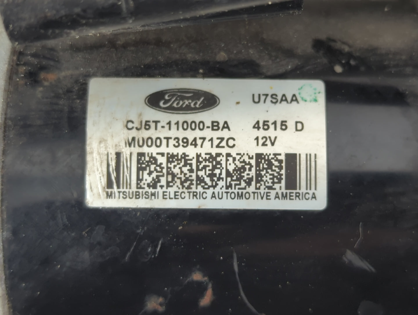 2013-2016 Ford Escape Car Starter Motor Solenoid OEM P/N:M000T39471ZC CJ5T-11000-BA Fits Fits 2013 2014 2015 2016 OEM Used A