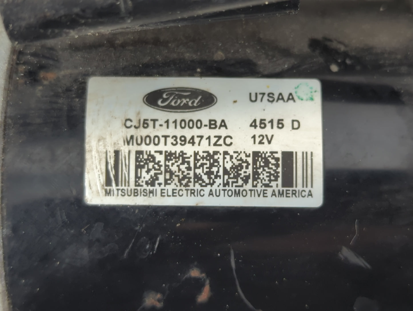 2013-2016 Ford Escape Car Starter Motor Solenoid OEM P/N:M000T39471ZC CJ5T-11000-BA Fits Fits 2013 2014 2015 2016 OEM Used A