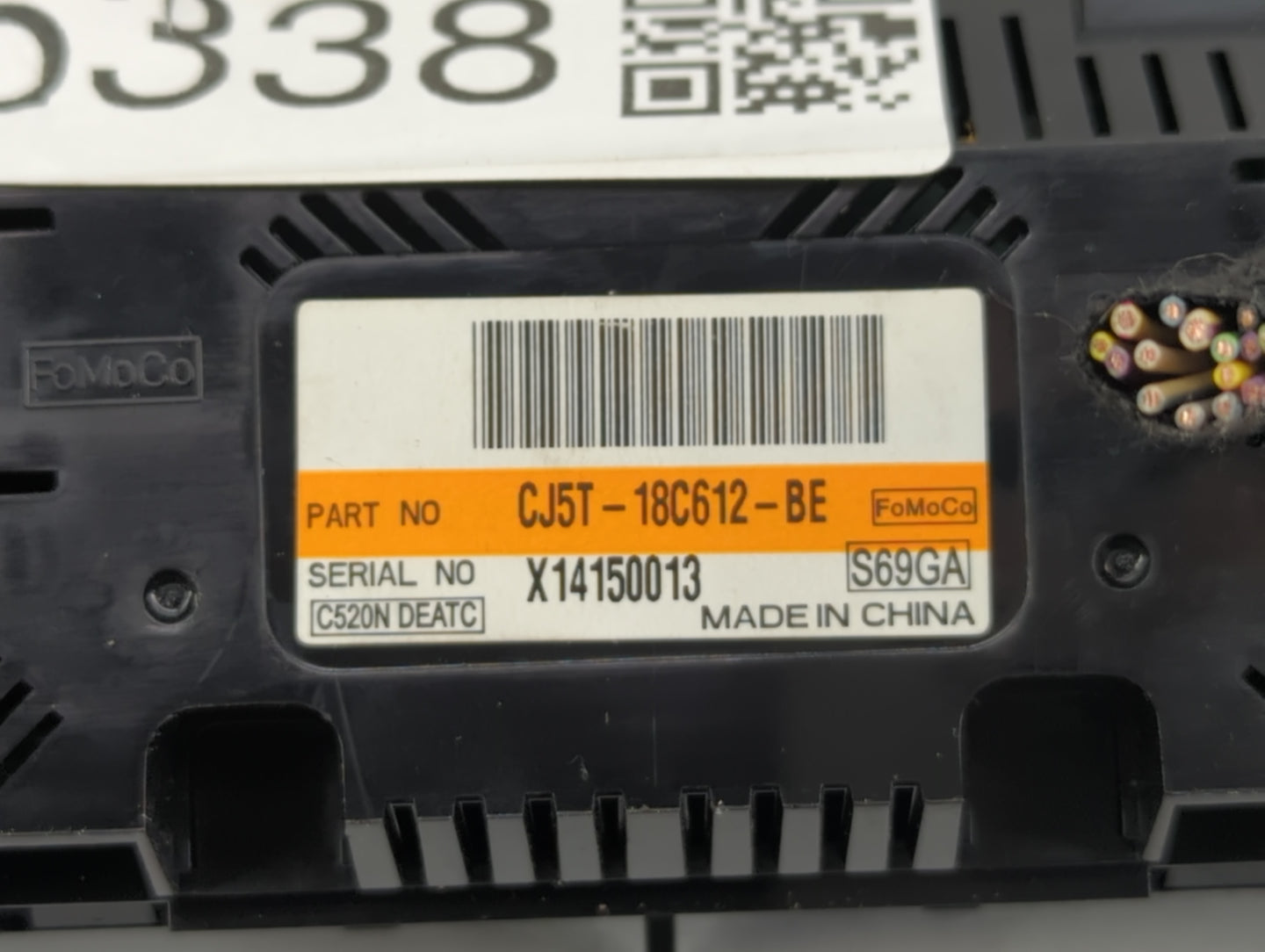 2015-2016 Ford Escape Climate Control Module Temperature AC/Heater Replacement P/N:CJ5T-18C612-BE Fits Fits 2015 2016 OEM Us