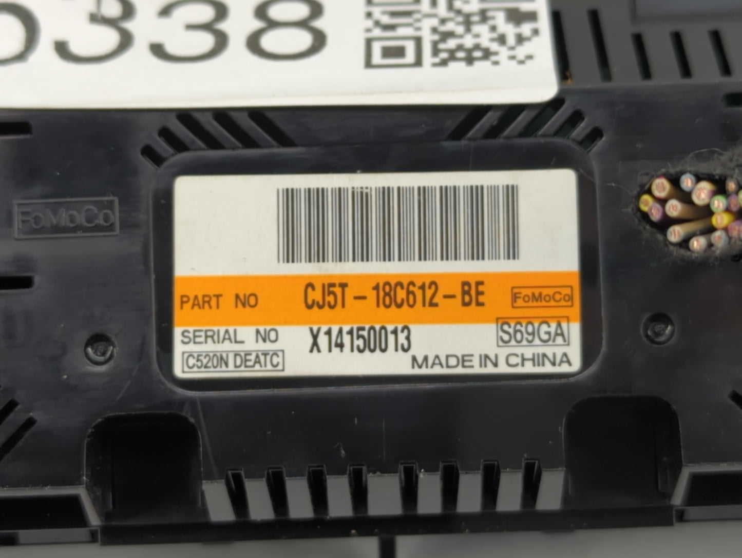 2015-2016 Ford Escape Climate Control Module Temperature AC/Heater Replacement P/N:CJ5T-18C612-BE Fits Fits 2015 2016 OEM Us