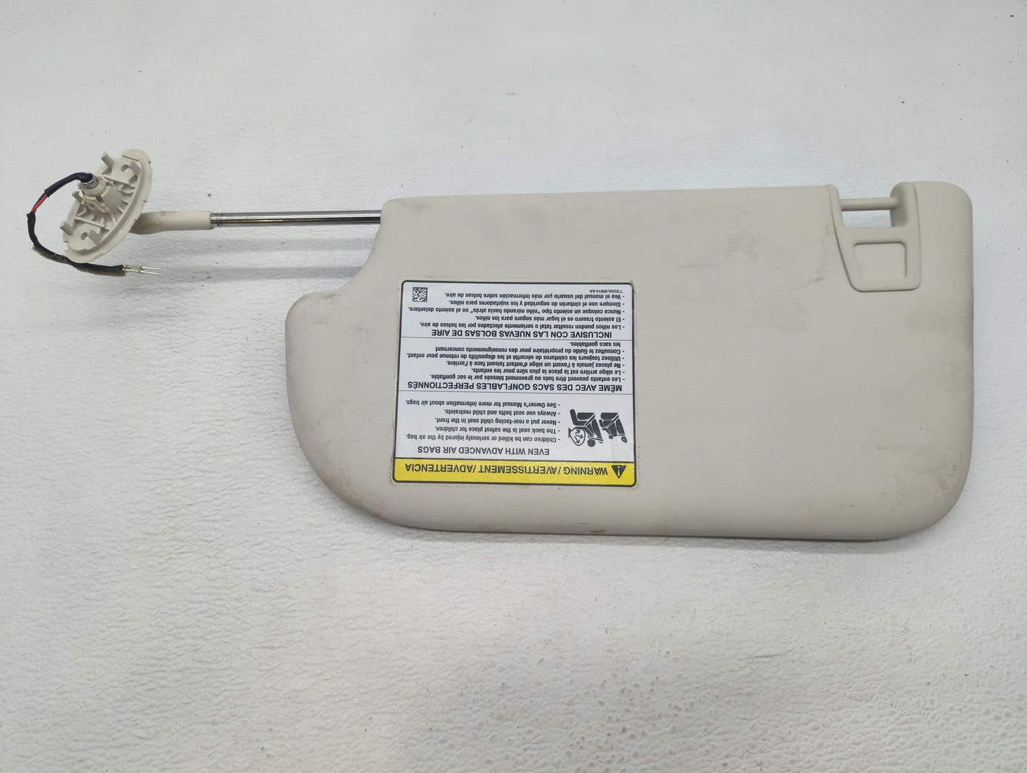 2013-2019 Ford Escape Sun Visor Shade Replacement Passenger Right Mirror Fits Fits 2013 2014 2015 2016 2017 2018 2019 OEM Us