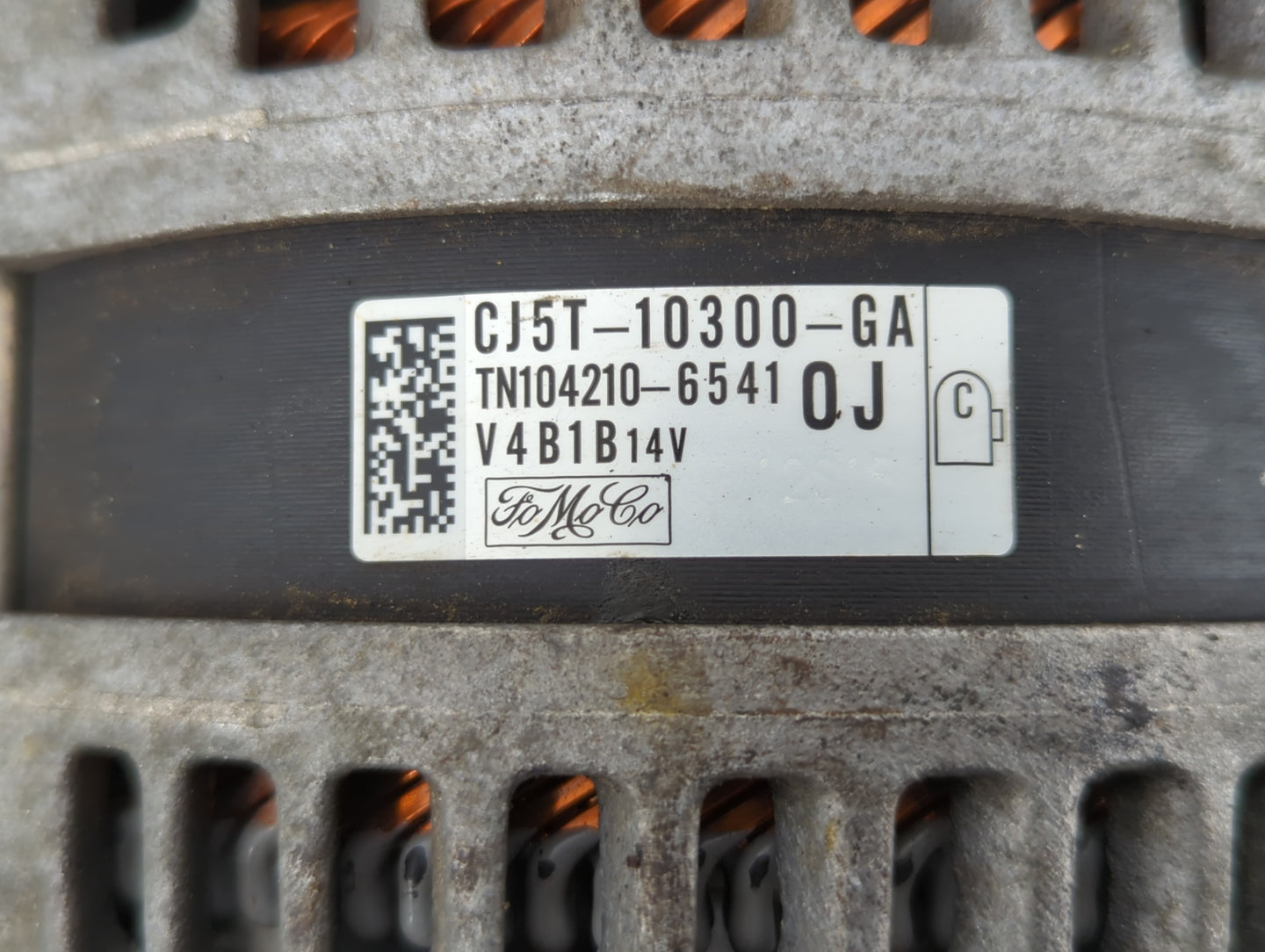 2013-2019 Ford Escape Alternator Replacement Generator Charging Assembly Engine OEM P/N:CJ5T-10300-GA Fits OEM Used Auto Par