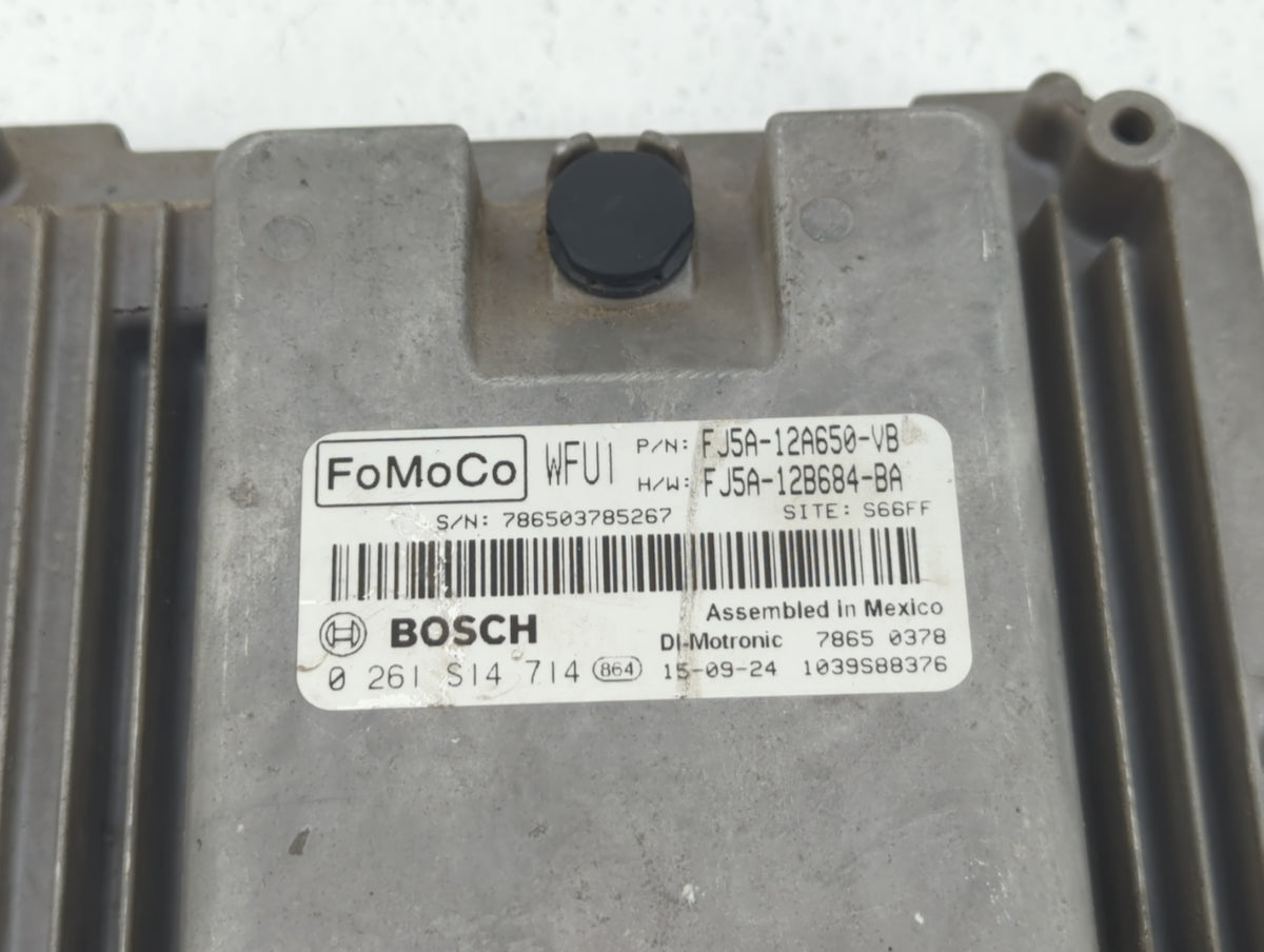 2015-2016 Ford Escape PCM Engine Control Computer ECU ECM PCU OEM P/N:FJ5A-12A650-MA Fits 2015 2016 OEM Used Auto Parts - Oe