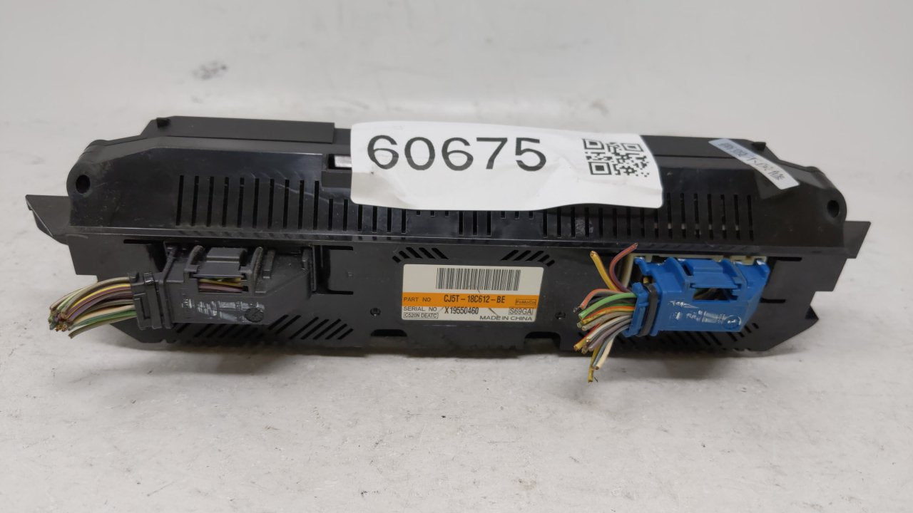 2013-2016 Ford Escape Climate Control Module Temperature AC/Heater Replacement P/N:CJ5T-18C612-BE Fits Fits 2013 2014 2015 2