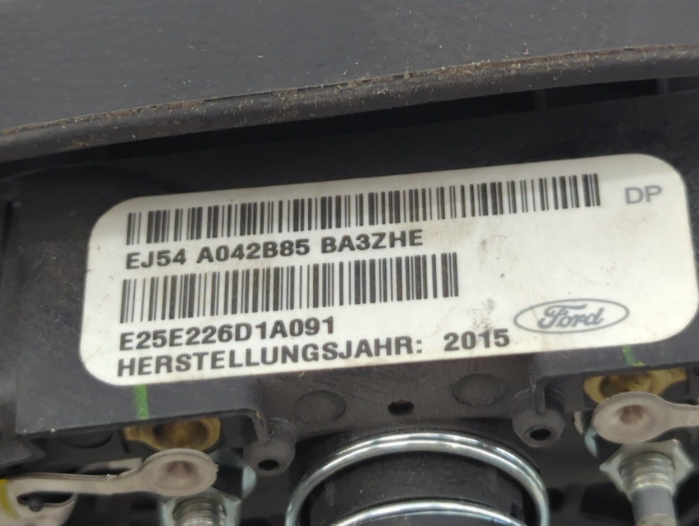 2015-2016 Ford Escape Air Bag Driver Left Steering Wheel Mounted P/N:EJ54 A042B85 BA3ZHE Fits Fits 2015 2016 OEM Used Auto P