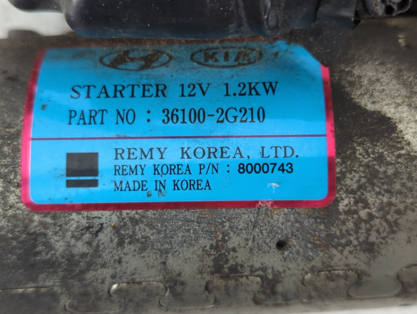 2013-2016 Ford Escape Car Starter Motor Solenoid OEM P/N:36100-2G210 Fits Fits 2013 2014 2015 2016 OEM Used Auto Parts - Oem