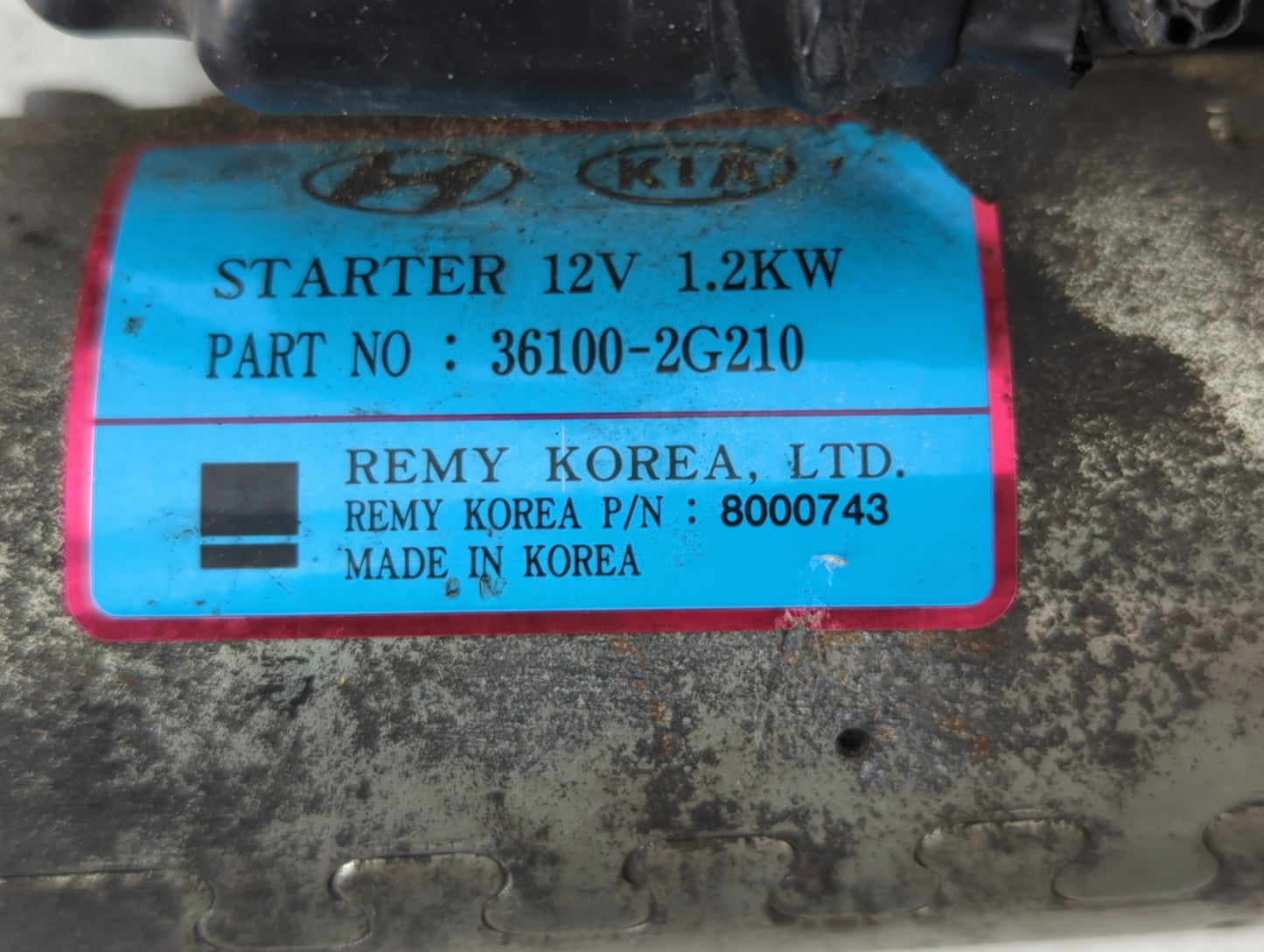 2013-2016 Ford Escape Car Starter Motor Solenoid OEM P/N:36100-2G210 Fits Fits 2013 2014 2015 2016 OEM Used Auto Parts - Oem