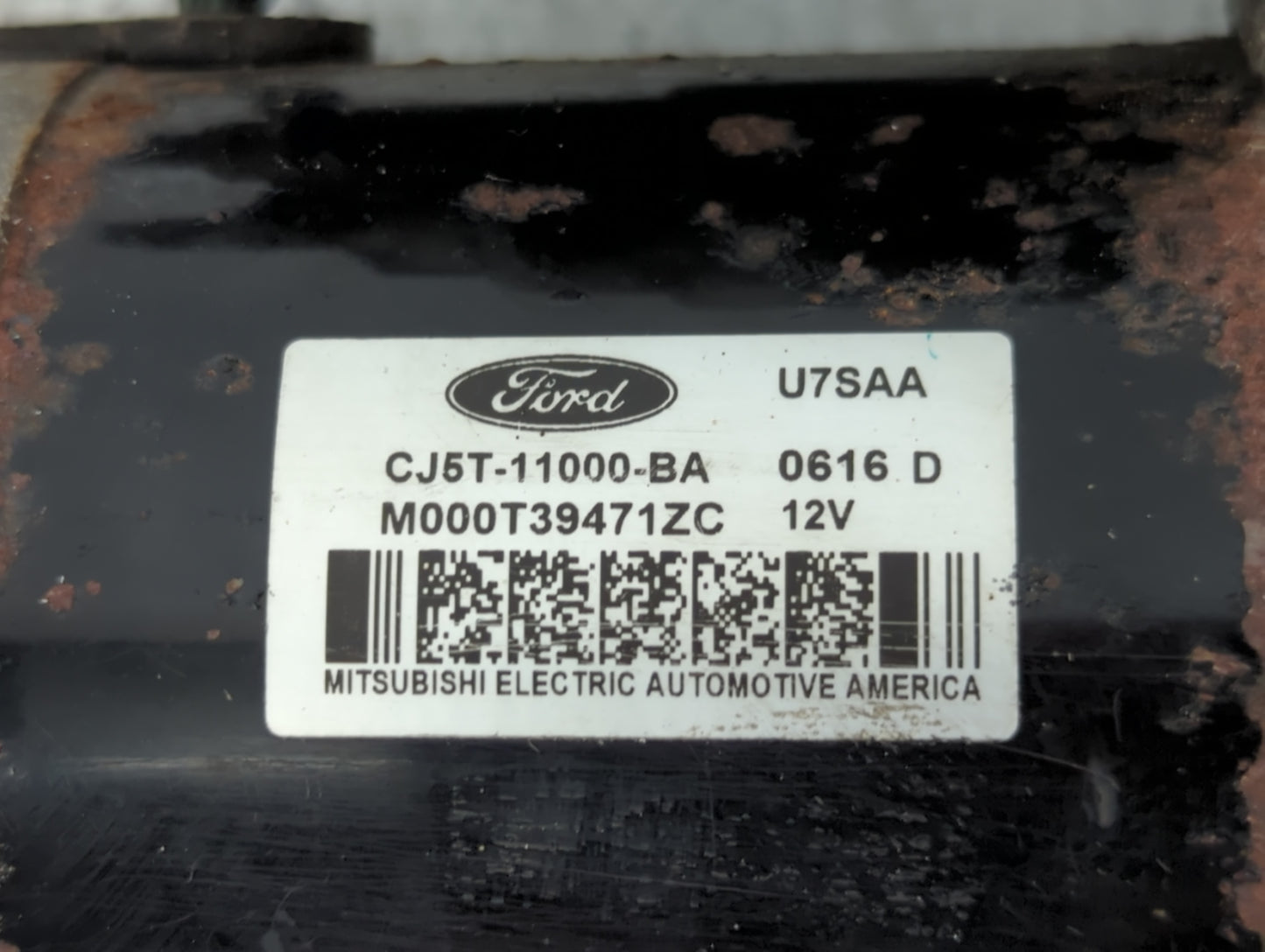 2013-2016 Ford Escape Car Starter Motor Solenoid OEM P/N:M000T39471ZC CJ5T-11000-BA Fits Fits 2013 2014 2015 2016 OEM Used A