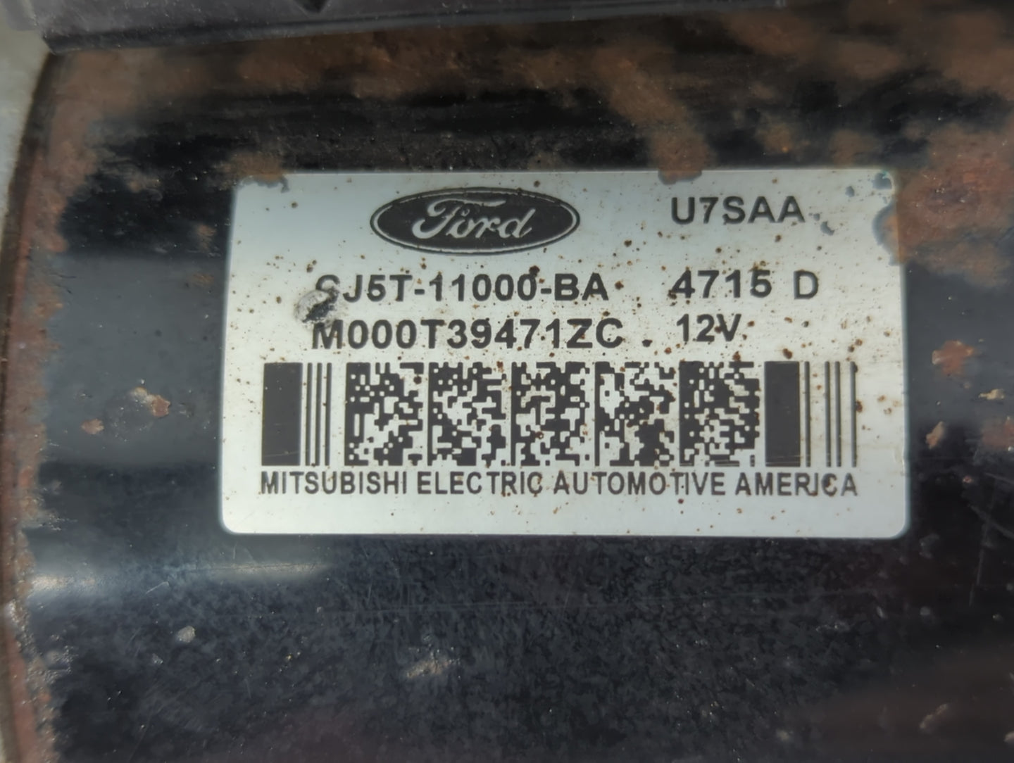 2013-2016 Ford Escape Car Starter Motor Solenoid OEM P/N:M000T39471ZC CJ5T-11000-BA Fits Fits 2013 2014 2015 2016 OEM Used A