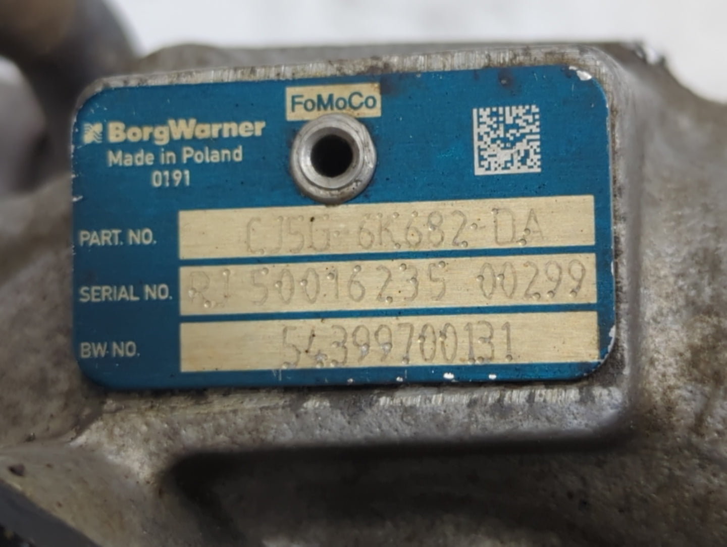 2013 Ford Escape Turbocharger Turbo Charger Super Charger Supercharger - Oemusedautoparts1.com