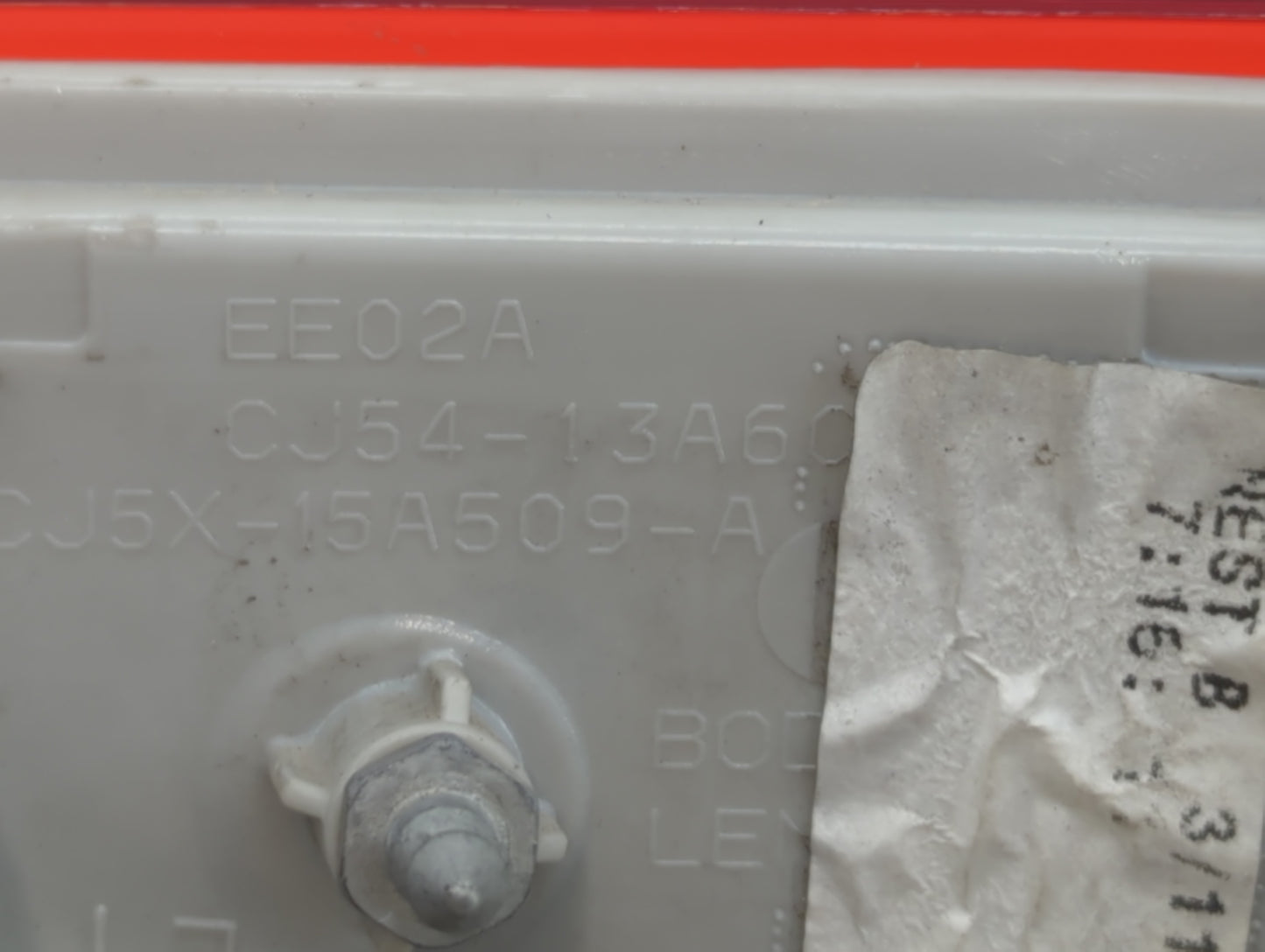 2013-2016 Ford Escape Tail Light Assembly Passenger Right OEM P/N:CJ5X-15A509-A CJ54-13A60 Fits Fits 2013 2014 2015 2016 OEM