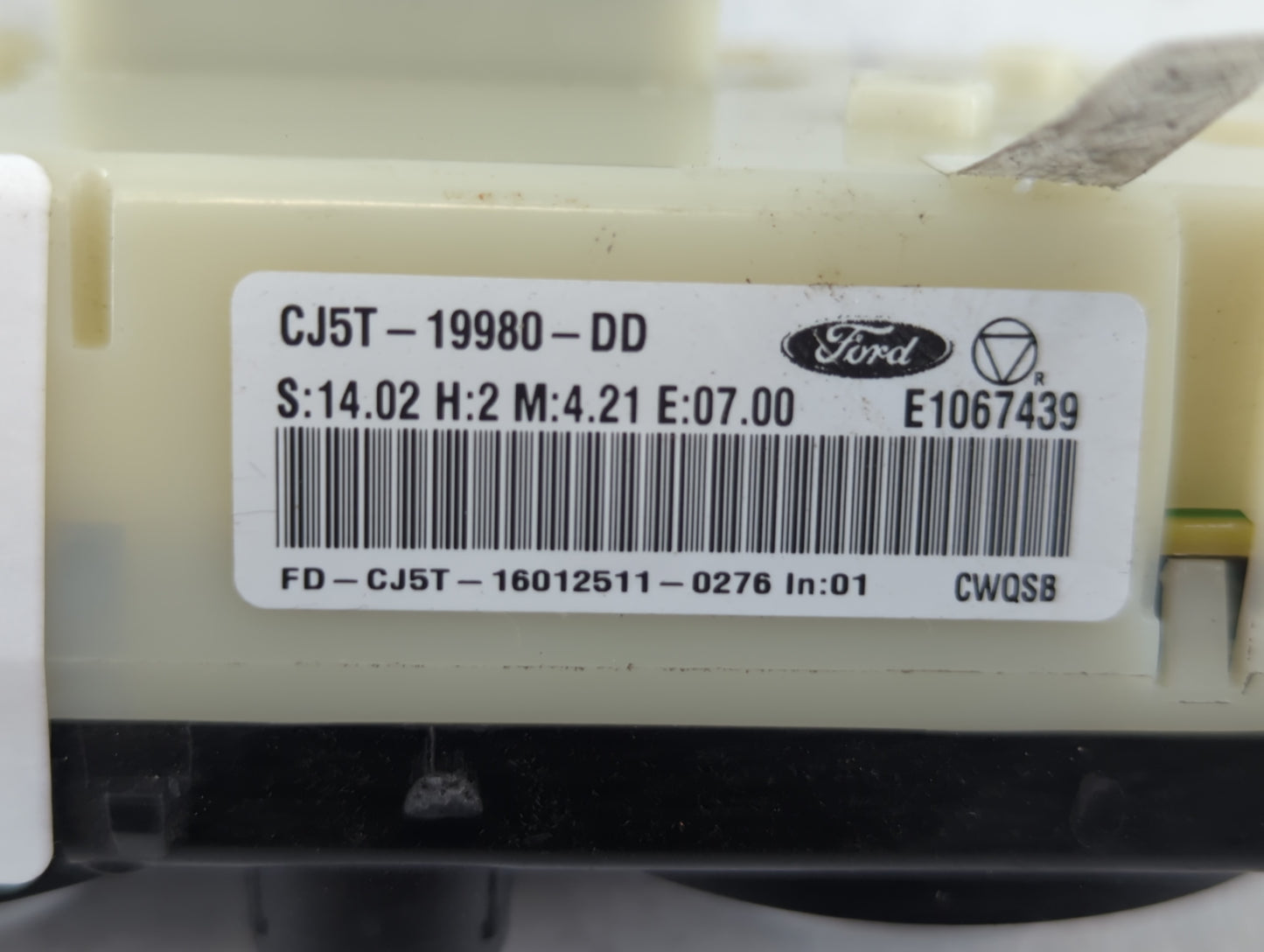 2013-2016 Ford Escape Climate Control Module Temperature AC/Heater Replacement P/N:CJ5T-19980-DD Fits Fits 2013 2014 2015 20