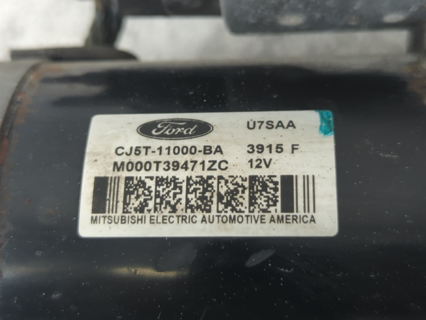 2013-2016 Ford Escape Car Starter Motor Solenoid OEM P/N:CJ5T-11000-BA Fits Fits 2013 2014 2015 2016 OEM Used Auto Parts - O