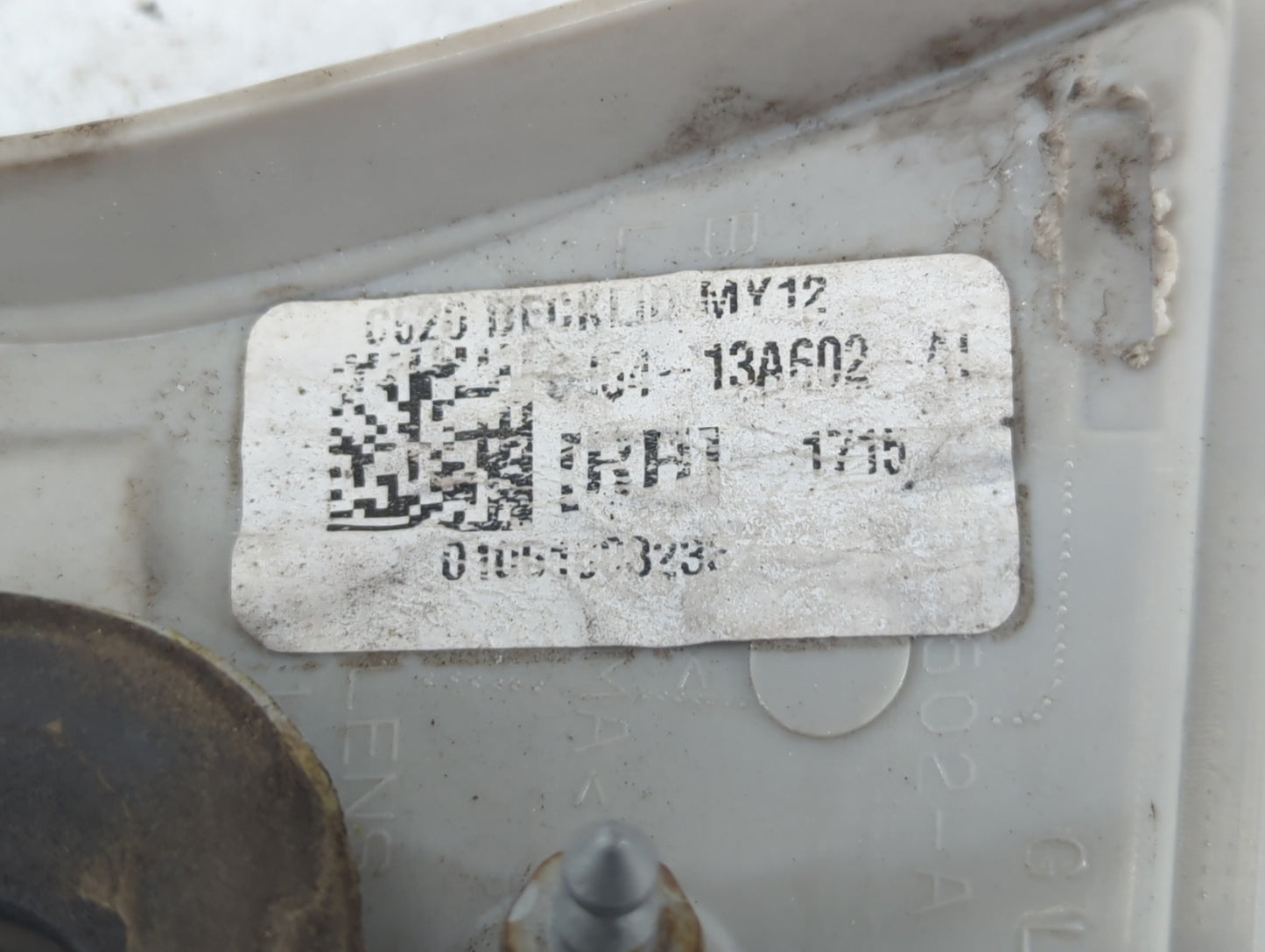 2013-2016 Ford Escape Tail Light Assembly Passenger Right OEM Fits Fits 2013 2014 2015 2016 OEM Used Auto Parts - Oemusedaut