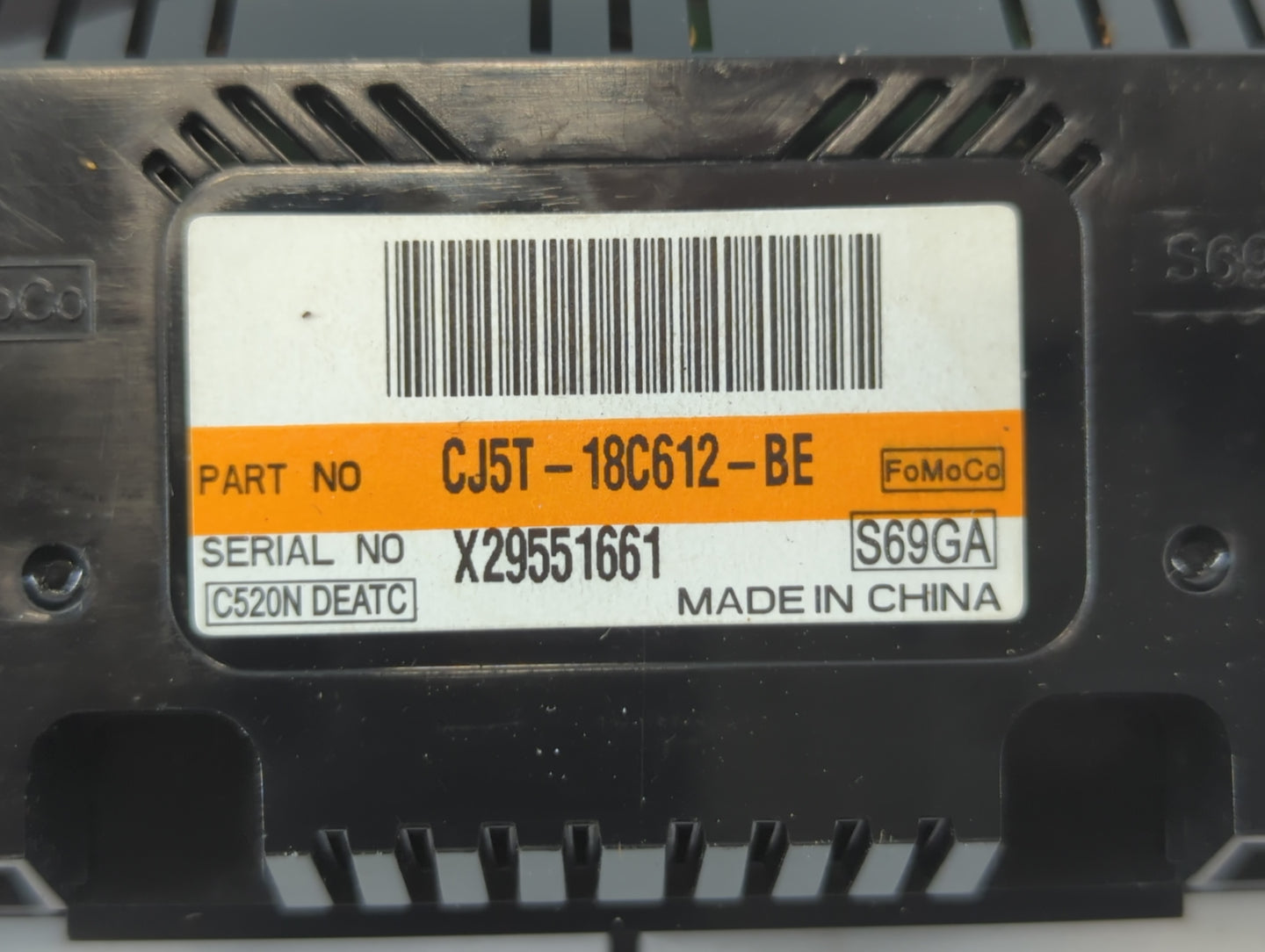 2015-2016 Ford Escape Climate Control Module Temperature AC/Heater Replacement P/N:CJ5T-18C612-BE Fits Fits 2015 2016 OEM Us