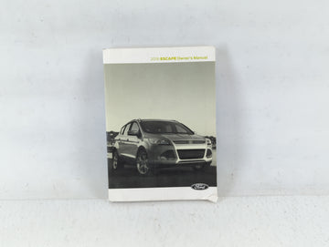 2016 Ford Escape Owners Manual Book Guide P/N:GJ5J 19A321 AA OEM Used Auto Parts - Oemusedautoparts1.com