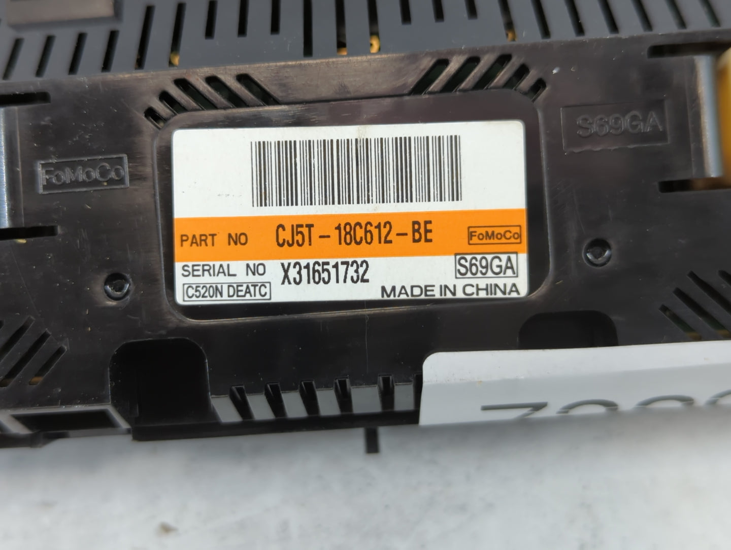 2015-2016 Ford Escape Climate Control Module Temperature AC/Heater Replacement P/N:X31651732 CJ5T-18C612-BE Fits Fits 2015 2