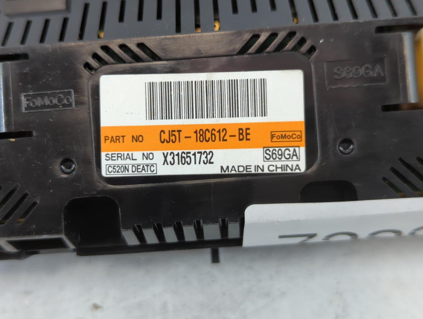 2015-2016 Ford Escape Climate Control Module Temperature AC/Heater Replacement P/N:X31651732 CJ5T-18C612-BE Fits Fits 2015 2